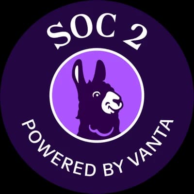 Vanta SOC 2 compliance badge